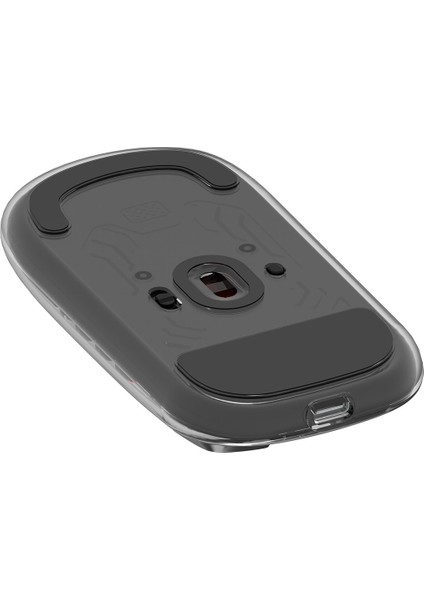 SM-BT89 Opal Şarj Edilebilir Sessiz Siyah Transparan Rgb 2in1 2bt ve 2.4ghz Kablosuz Mouse