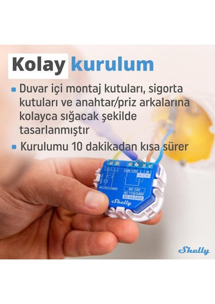 Plus 1 Wi-Fi ve Bluetooth Akıllı Röle