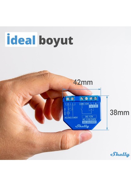 Plus 1 Wi-Fi ve Bluetooth Akıllı Röle