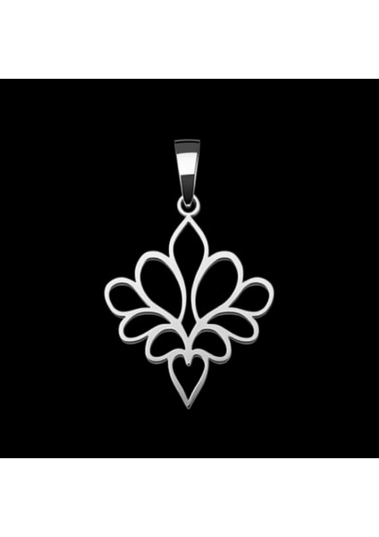925 Ayar gümüş kolye lotus SM4316