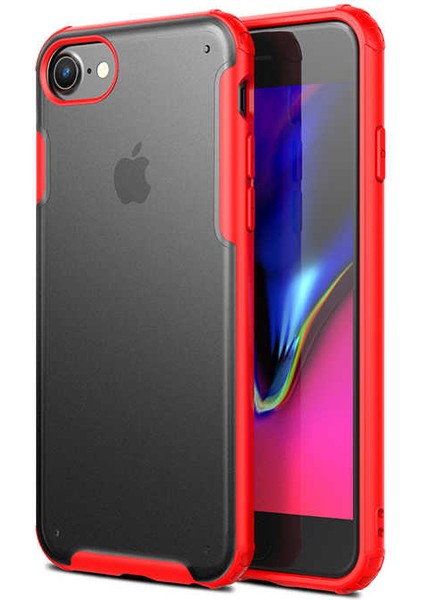 Apple iPhone Se 2022 Uyumlu Svl Volks Kapak-Kırmızı