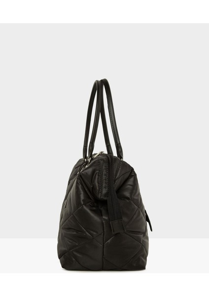 Siyah Baby Bag Nakışlı Puf Şişme Anne Bebek Bakım Çanta M000006904 modelleri
