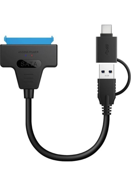 Alfais 4204 2in1 USB 3.0 Type-C To 2.5 Inç Sata HDD SSD Çevirici Dönüştürücü fiyatları