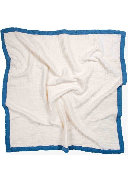 Kalın Biyeli Dört Kat Ham Battaniye 85X90 Indigo fiyatları