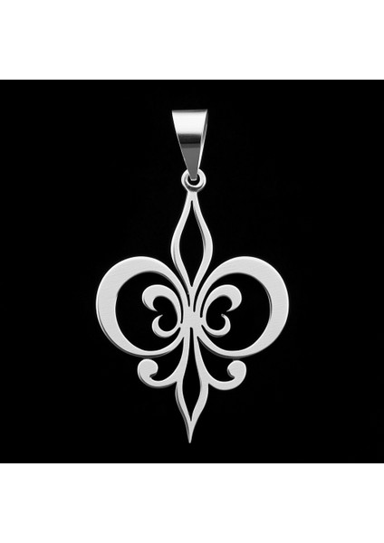 925 Ayar Gümüş Kolye Fleur-De-Lis SM4267