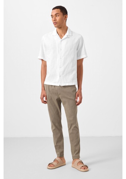 Camel Standart Fit Dokuma Hafif Esnek Chino Erkek Pantolon - 82180 fırsatları