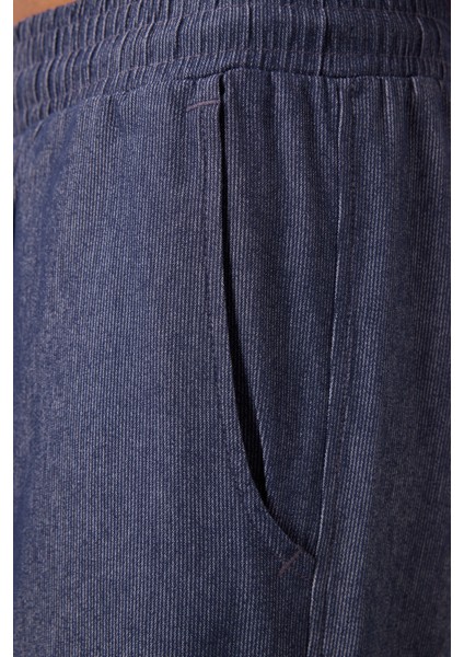 Kot Lacivert Standart Fit Dokuma Hafif Esnek Chino Erkek Şort - 81289