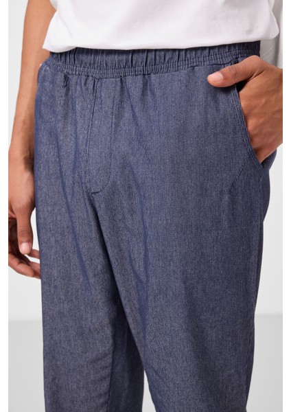 Kot Lacivert Standart Fit Dokuma Hafif Esnek Chino Erkek Pantolon - 82177