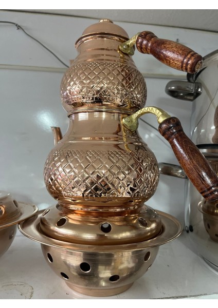 Bakır Çaydanlık Takım