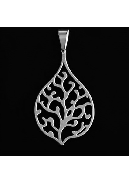 925 Ayar Gümüş Kolye Mercan SM4214