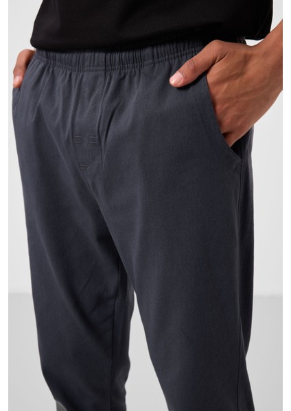 Gri Standart Fit Dokuma Hafif Esnek Chino Erkek Pantolon - 82180
