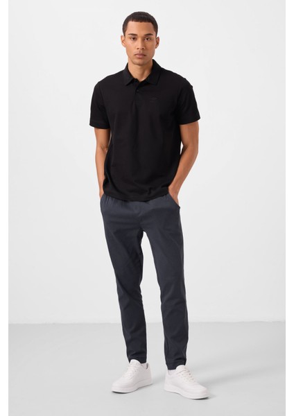 Gri Standart Fit Dokuma Hafif Esnek Chino Erkek Pantolon - 82180