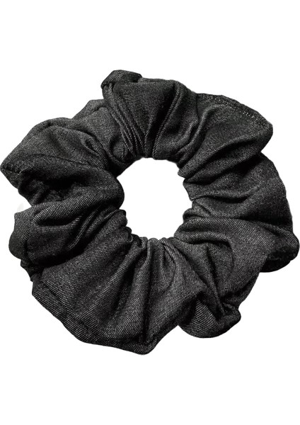 Kızlar ve Kadınlar Için Dantelli Büyük Denim Çift Katmanlı Saç Scrunchies Elastik Saç Bantları Nordic Style Saç Aksesuarları: Denim3 (Yurt Dışından)