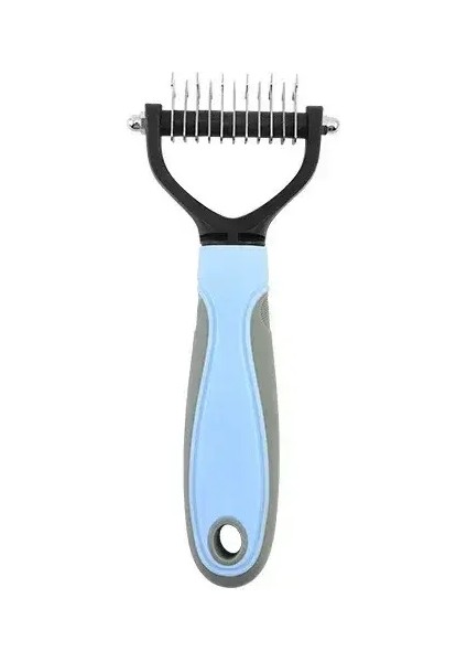 Kedi Tüy Temizleme Tarak Köpek Tüy Temizleme Fırçası Çelik Çift Taraflı Evcil Hayvan Bakım Fırçası Parçalanan Saçları Temizleme Kedi Aksesuarları Renk:mavi S 11DIŞ (Yurt Dışından)