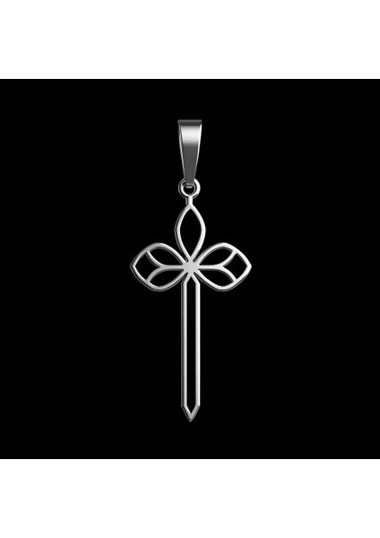925 Ayar gümüş kolye haç SM4251