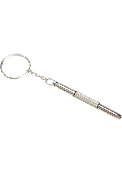 3'ü 1 Arada Anahtarlık Çok Fonksiyonlu Taşınabilir Tornavida Aksesuarları Tamir Gözlükleri Saat Takı Aleti Düz Başlı Phillips Somun Sürücüsürenk:şerit (Yurt Dışından)