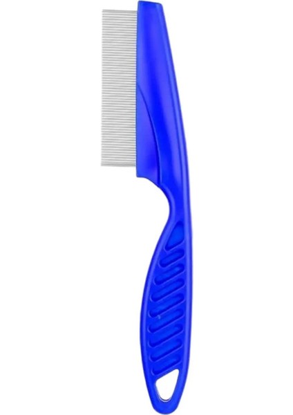 1pcs Pet Hair Removal Comb Stainless Steel Flea Comb Pet Hair Beauty Toothed Comb Removing Fleas And Ticks Dog Grooming Tools Renk:mavi/boyut:s (Yurt Dışından)