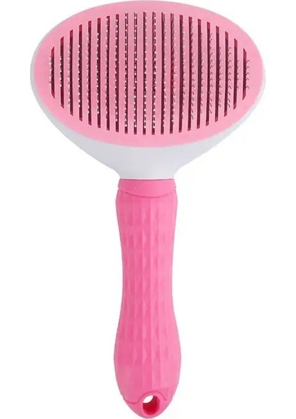 Evcil Saç Fırçası Kedi/Köpek Tarak Bakım Temizleme Iğne Fırçası Paslanmaz Çelik Tarak Uzun Tüylü Evcil Hayvanlar Köpekler Kediler Aksesuarları Renk:Pembe (Yurt Dışından)
