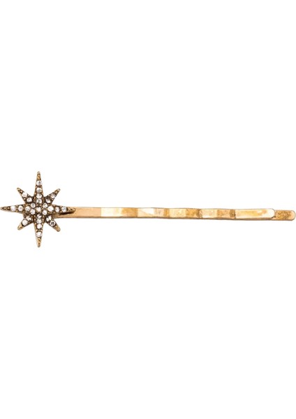 Yeni Geometrik Yıldızlar Ay Rhinestone Saç Klip Seti Snoweflake Yıldız Gelin Saçkoplar Kadın Yan Klip Saç Ettes Saç Takı Hediye Mol Renk: Antika Altın-1 (Yurt Dışından)