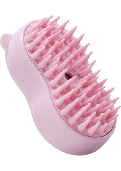3'Ü 1 Arada Kedi Köpek Buharlı Fırça, Buharlı Fırça, Elektrikli Sprey, Masaj, Evcil Hayvan Bakım Aracı, Tüy , Elektrikli Sprey Masaj Tarakları Renk: Pembe (Yurt Dışından)