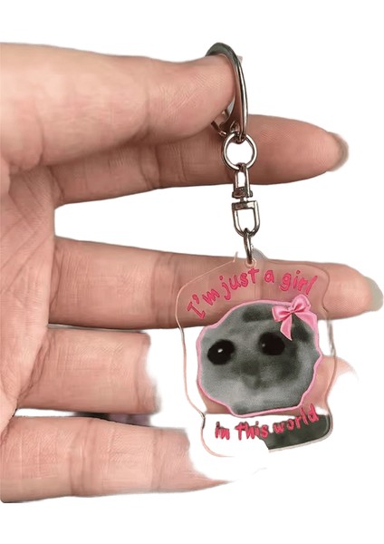 Zakol Üzgün Hamster Keman Şarkı Peluş Anahtarlık Çanta Charm Komik Sevimli 2024 Tiktok Anahtarlık Aksesuarları Kız Arkadaşı Için Hediyerenk:c (Yurt Dışından)