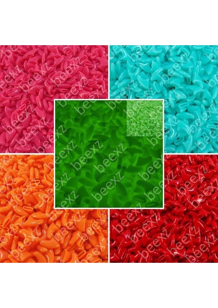 100PCS Kediler Için Yumuşak Tırnak Kapakları + 5x Yapıştırıcı Tutkal + 5x Aplikatör/ * Xs, S, M, L, Kapak, Kedi, Pençe, Pençe, Zot */renk: Mix F/beden: Xs (Yurt Dışından)