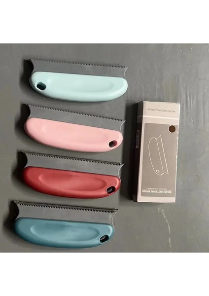 Saç Temizleme Fırçası Pet Yumuşak Kauçuk Diş Tomberi Yapışkan Saç Dispenser Yumuşak Silikon Ürün Epilasyon Fırçası Pet Ürünleri Renk: Pembe (Yurt Dışından)