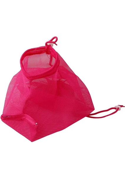 Ağ Katı Tüy Bakımı Duş Torbası Polyester Yı Ağlı Torbalar Ayarlanabilir Kedi Kısıtlama Torbası Banyoyu k Tırnak Kesimi Renk: Gül Kırmızısı/Boyut: M (Yurt Dışından)