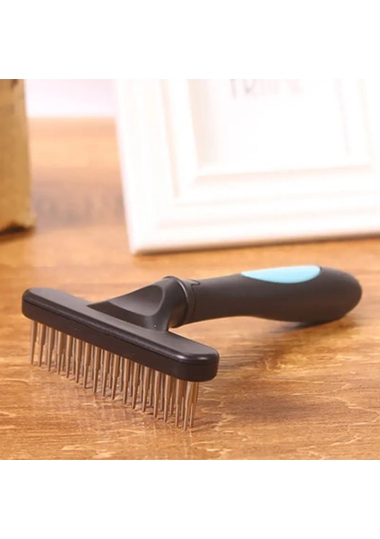 Köpek Tırmağı Deshedding Dematting Fırça Tavuk Düşük Tırmık Köpekler Için Kediler Kısa Uzun Saç Evcil Hayvan Fırçaları Çift Sıralı Pinscolor: Pembe (Yurt Dışından)