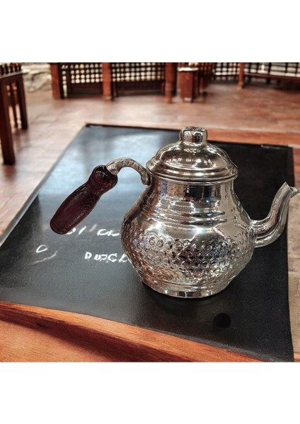 Zımba Desenli Bakır Çaydanlık ve Demlik Seti, Dayanıklı ve Şık Tasarım, 880 ml fiyatları