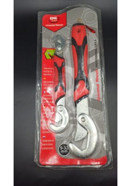 2 Parça Çok Amaçlı Akıllı Anahtar Seti, 9-32 mm, Bej Renk