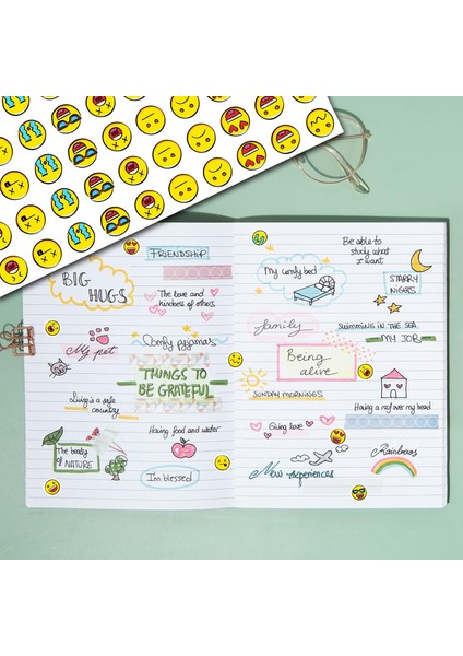 Smile Sticker 100 Adet