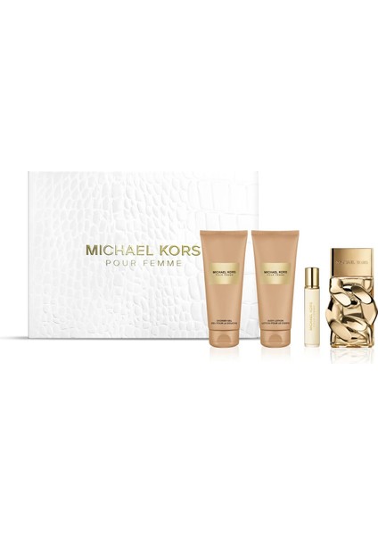 Pour Femme Edp 100 ml + Body Lotion 100 ml + Shower Gel 100 ml + Edp 10 ml
