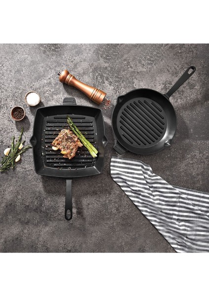 Casta Grill 26 cm Kare Döküm Tava A2846 fiyatları