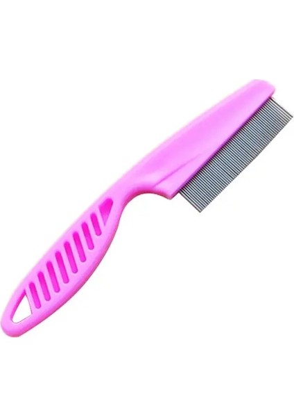 1pc Pet Hair Shedding Comb Paslanmaz Çelik Bit Çiçeği Tarak Kedi Köpek Evcil Hayvan Rahatlığı Bit Tarak Bakım Tarak Köpek Fırçası Bakım Araçları pembe/boyut:m (Yurt Dışından)