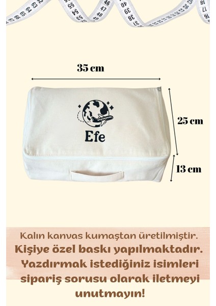 Tekli Tatil Bavul Düzenleyici Organizer Çanta Kişiye Özel