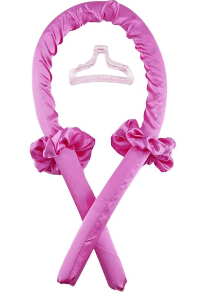 Kadın Isısız Curling Rod Isısız Saç Bukleler Kafa Bandı Saç Yumuşak Parlak Saç Bigudi Kuaför Araçları Aksesuarları Kadın Olun. Renk:gül Kırmızısı (Yurt Dışından)