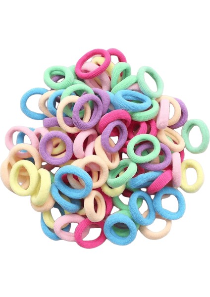 Kadın Kızlar Renkli Naylon Elastik Saç Bantları At Kuyruğu Küçük Saç Kravat Kauçuk Bantları Scrunchie Moda Kids Saç Aksesuar: Stil 01/boyut: 100 Pcs (Yurt Dışından)