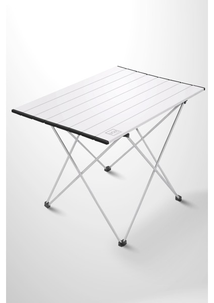 Alüminyum, Katlanabilir Kamp ve Piknik Masası, Omuz Askılı Taşıma Çantasıyla Abk B47X66X51 cm