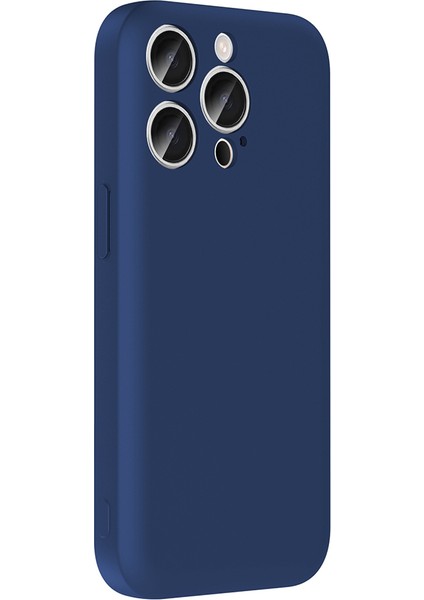 Apple iPhone 15 Pro Max Kılıf Kamera Korumalı Kartlık Hazneli Hlp Vitra Kapak - Siyah