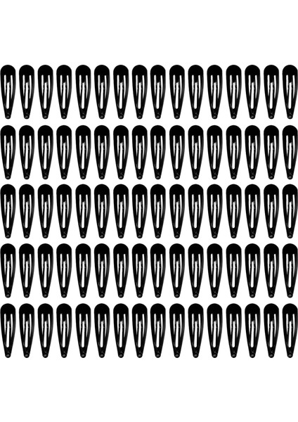 100PCS Küçük Kızlar Için Küçük Saç Klipleri, Bebek Bebek 3cm Şeker Renkli Saç Klipleri Küçük Çocuklar Için Ettes Hcolor: 100PCS Siyah (Yurt Dışından)