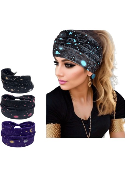 5 Adet/modaya Uygun Geniş Kenar Düğümlü Kafa Bantları, Etnik Tarzı Kayma Ön Bantları, Şık Kadın ve Kızlar Hacolor: 5pcs/beden: Boyut Tüm (Yurt Dışından)