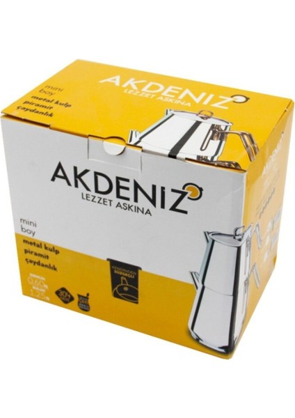 Minik Metal Kulplu Paslanmaz Çelik Çaydanlık, Şık ve Dayanıklı Tasarım, Bakır Detaylı fiyatları