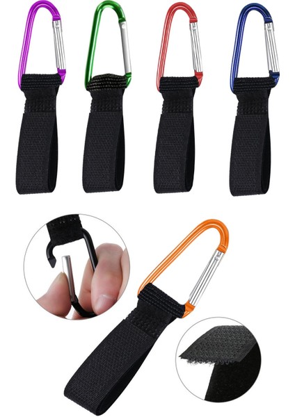 Bebek Arabası Çanta Asma Aparatı Puset Kancası & Bebek Arabası Askı Aparatı 5 Li Paket