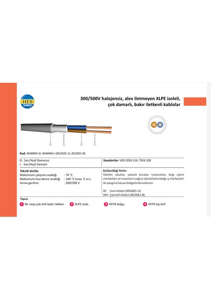 Kablo 50 Metre 5x0,75 Ttr Beyaz 052XZ1-F fiyatları