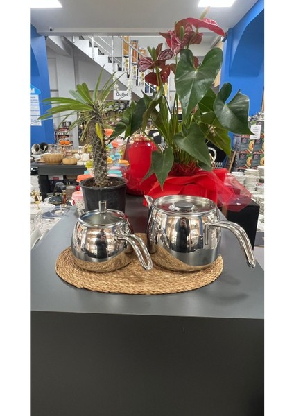 Aile Boy Tel Sap Çaydanlık Takımı, dayanıklı ve şık tasarım, 4,45 l hacim fiyatları