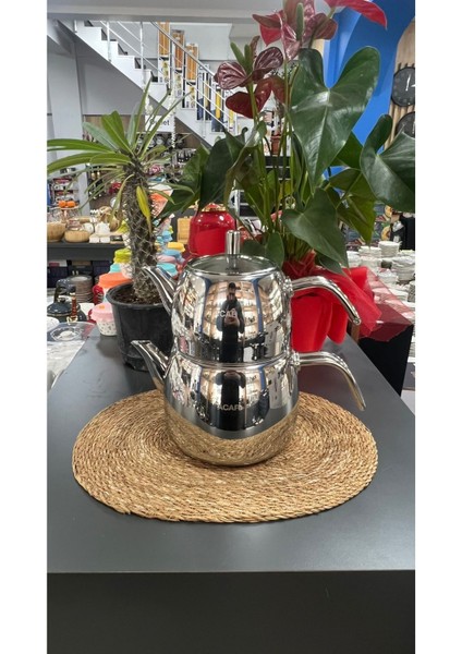 Aile Boy Tel Sap Çaydanlık Takımı, dayanıklı ve şık tasarım, 4,45 l hacim fırsatları