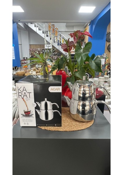 Aile Boy Tel Sap Çaydanlık Takımı, dayanıklı ve şık tasarım, 4,45 l hacim indirimleri