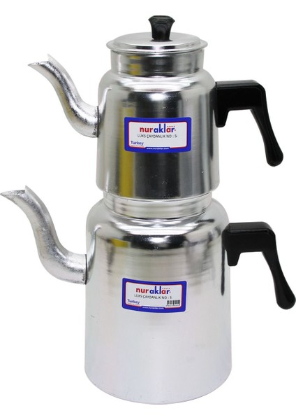Htsp No - 5 Lüks Alüminyum Çaydanlık Takımı Şmd Al 1122015