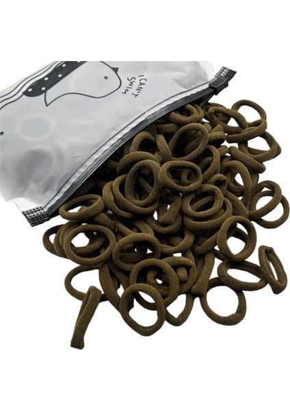 50/100PCS Elastik Saç Bantları Kızlar Saç Aksesuarları Mini Renkli Naylon Kafa Bandı Çocuk Ponytail Tutucu Scrunchie Süsler Hediye Kilo: 5/boyut: 50PCS (Yurt Dışından)